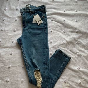 Ladies Ripped Jeans - Topshop Jamie